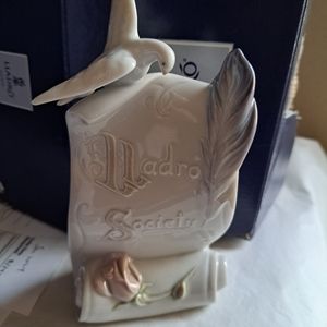 Lladro Collectors Society 1998 Plaque Art Brings Us Together Boxed